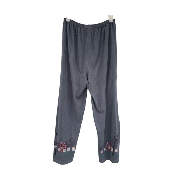 Barclay Women's size 2 Gray hand painted Garter pants - Picture 12 of 14